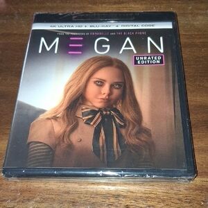 Megan (Unrated Edition) 4K Ultra HD + Blu-ray + Digital Code - Black